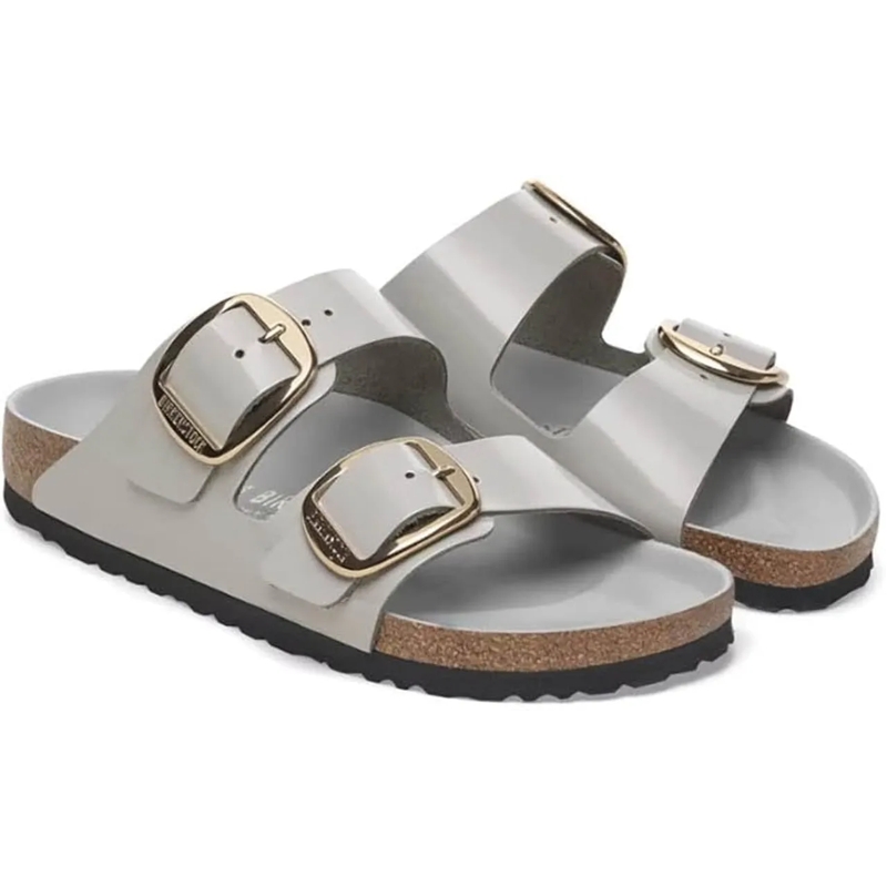 Birkenstock Sandalen Birkenstock Arizona Big Bickle Slippers Lichtgrijs grau(Image 6)