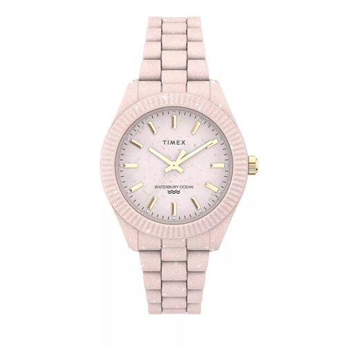 Timex Womens Waterbury Watch Ocean Pink Quarz-Uhr