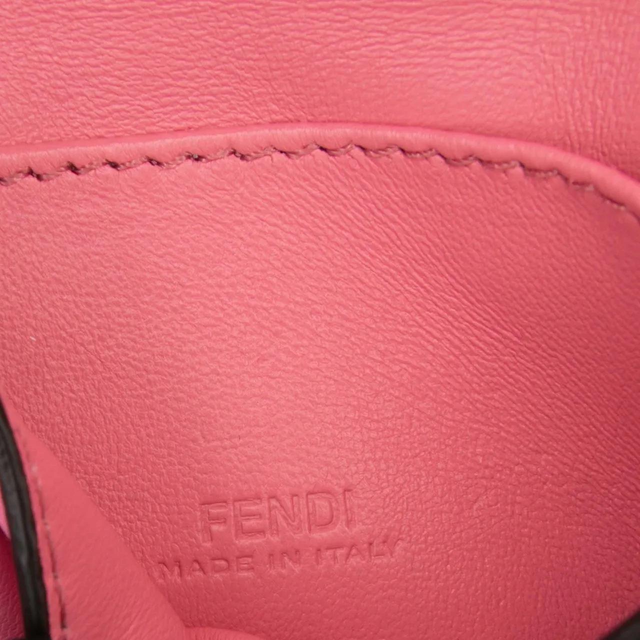 Thumbnail - Fendi Hobo Bags - Nano Zucca Embossed Leather Baguette Charm - Gr. unisize - in Gold - für Damen