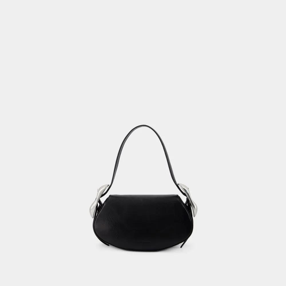 Alexander wang Crossbody bags Small Flap Bag Leather Black in zwart