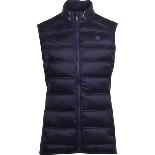 Calvin Klein Vestes en duvet Rangewood Full Zip Hybrid Gilet Evening Blue blau