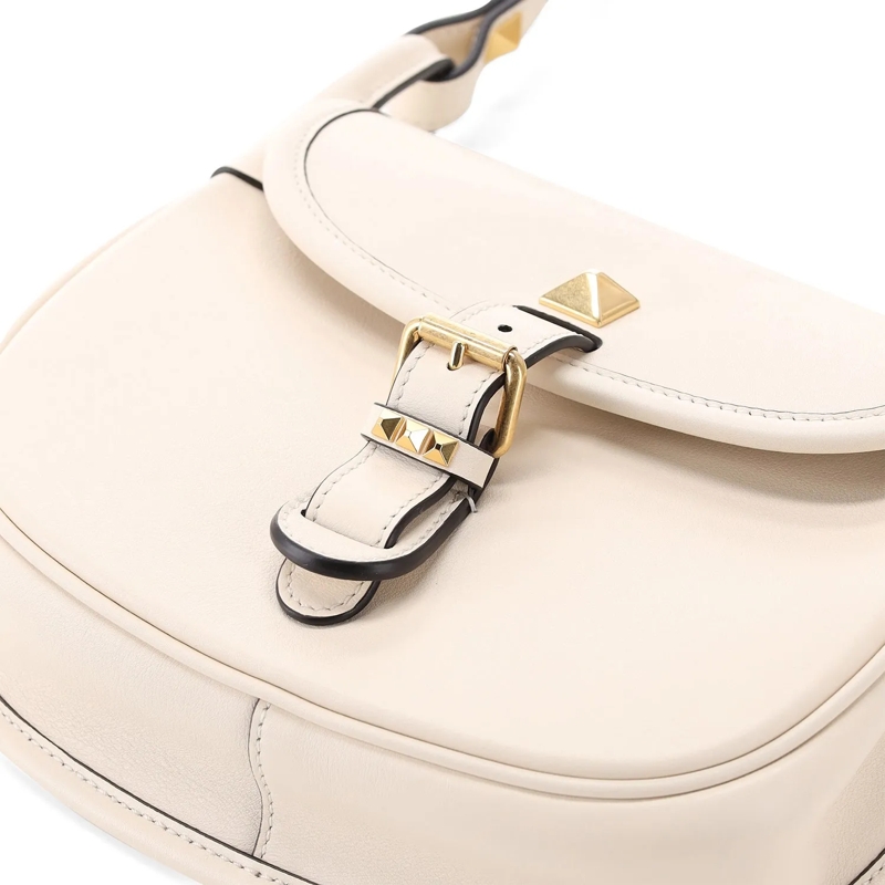 Valentino Garavani Crossbody Bag Umhängetasche mit Nieten weiß(Image 3)