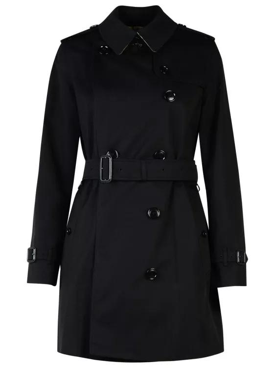 Burberry - Kensington%27 Black Polyester Trench Coat - Größe 10 - black