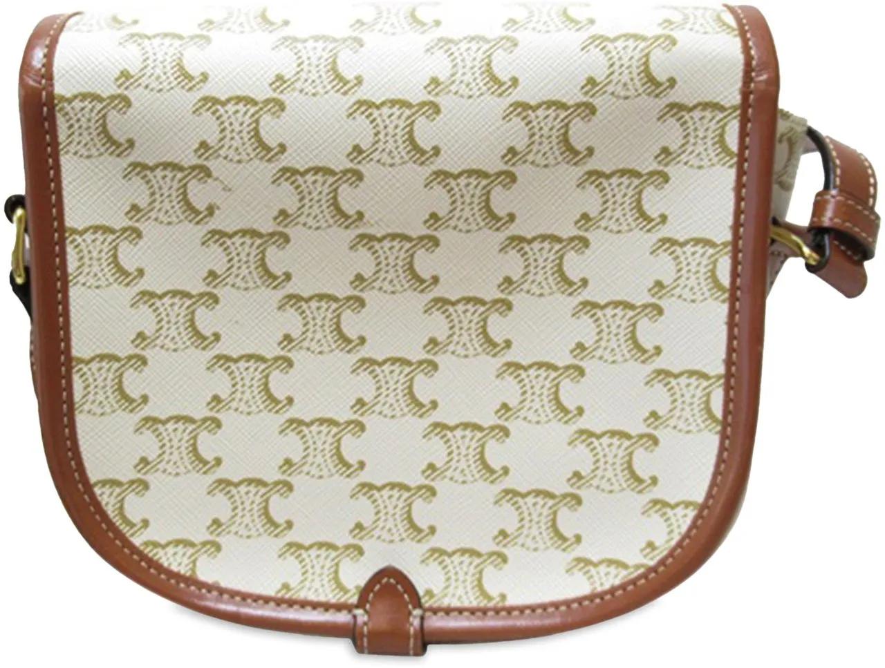 Thumbnail - Celine Hobo Bags - 2020 Monogram Triomphe Crossbody - Gr. unisize - in Weiß - für Damen