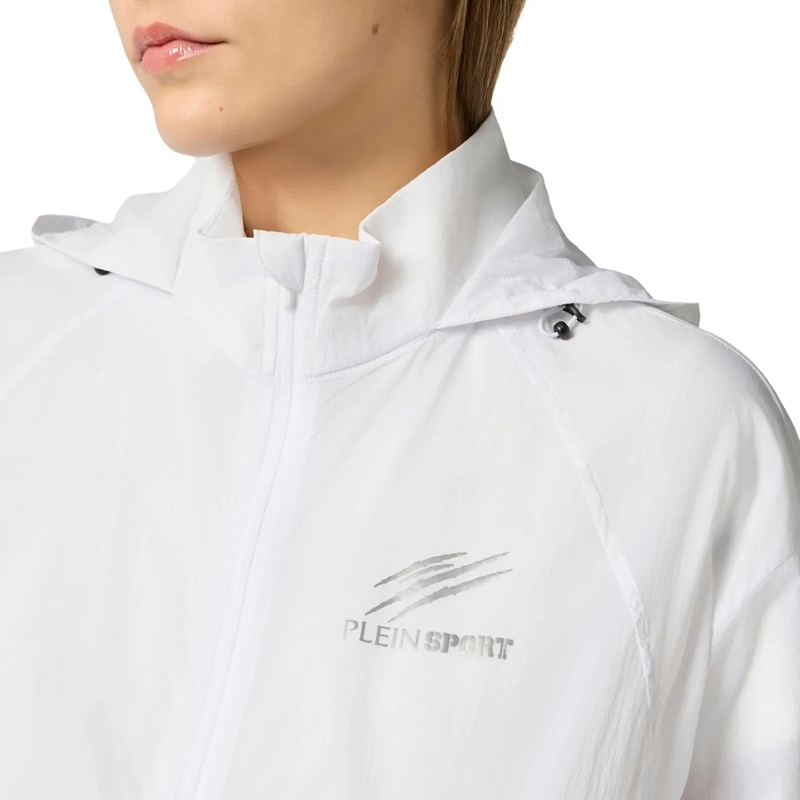 Plein Sport Übergangsjacke Windbreaker Jacket Scratch weiss(Image 2)