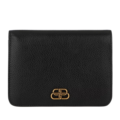 Balenciaga Medium BB Wallet Leather Black Bi-Fold Wallet