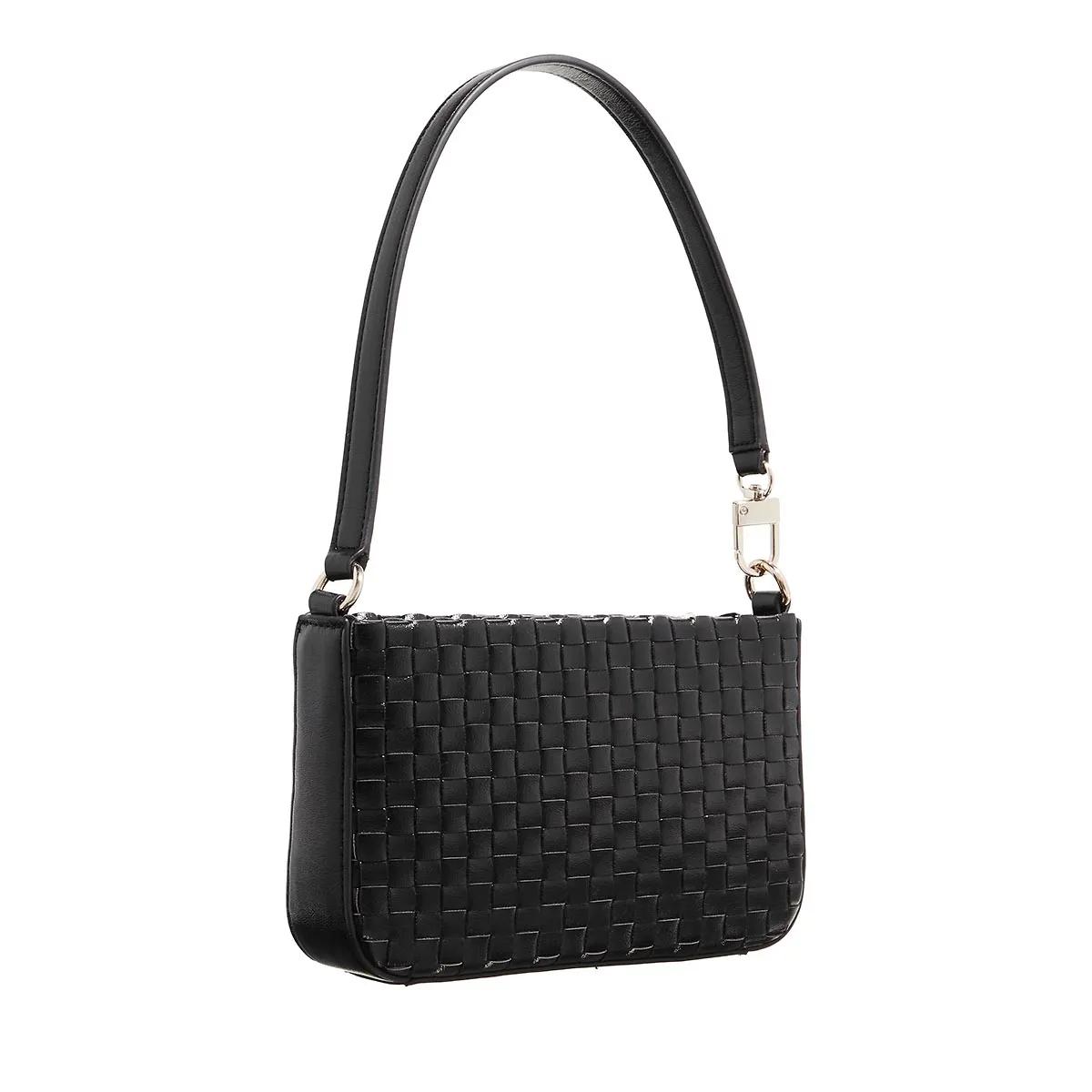Guess Pochettes Twiller Mini Top Zip Shoulder in zwart