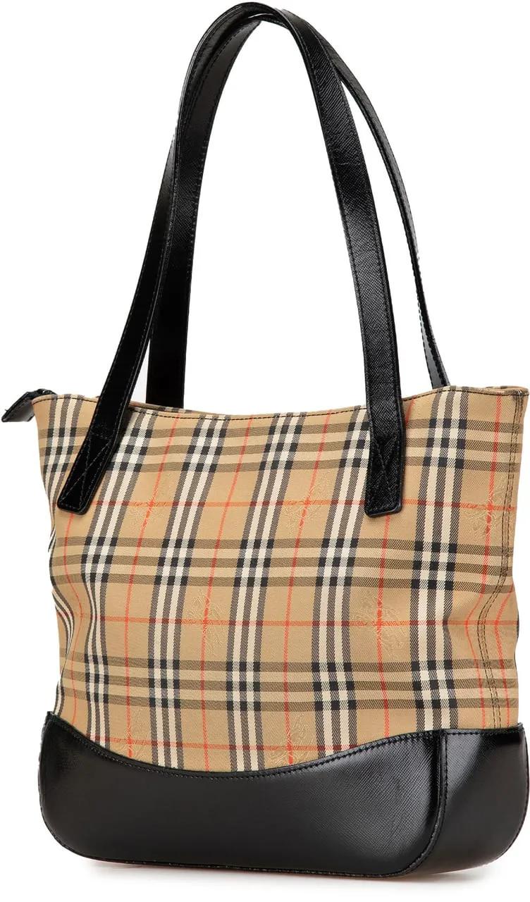 Thumbnail - Burberry Crossbody Bags - 2000-2017 Haymarket Check Canvas Handbag - Gr. unisize - in Braun - für Damen