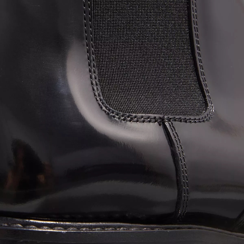 Saint Laurent Chelsea-laarzen Patent Leather Ankle Boots Black(Image 4)
