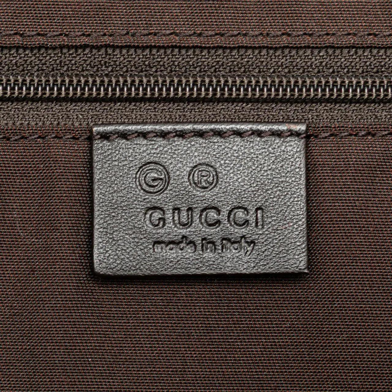 Thumbnail - Gucci Shopper - Leather Abbey D Ring Horsebit Tote - Gr. unisize - in Braun - für Damen