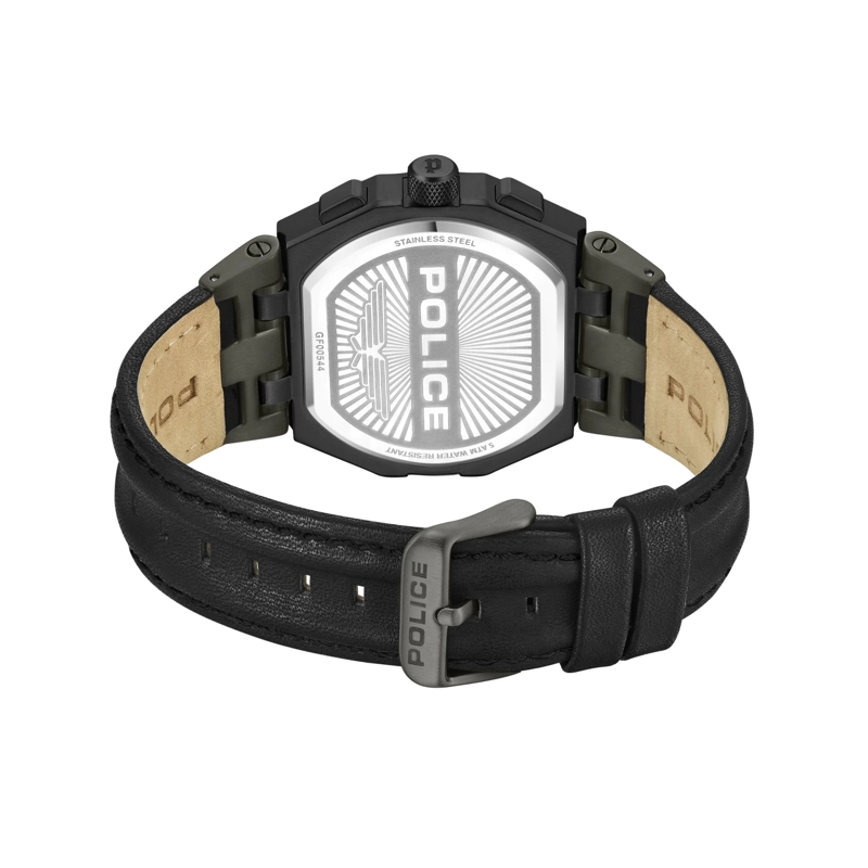 Police Automatikuhr Quarzuhr Shield schwarz(Image 3)