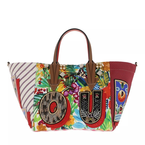 Christian Louboutin Caracaba Tote Bag Multi Rymlig shoppingväska