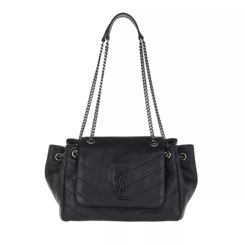 Saint Laurent Nolita Shoulder Bag S Leather Midnight Blue Crossbody Bag