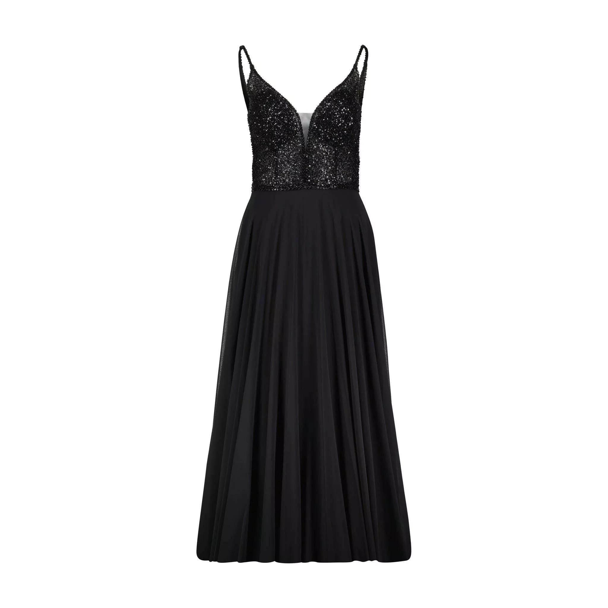 Thumbnail - SWING - Cocktailkleid mit Paillettenbesatz 47702225486170 - Größe 40 - black