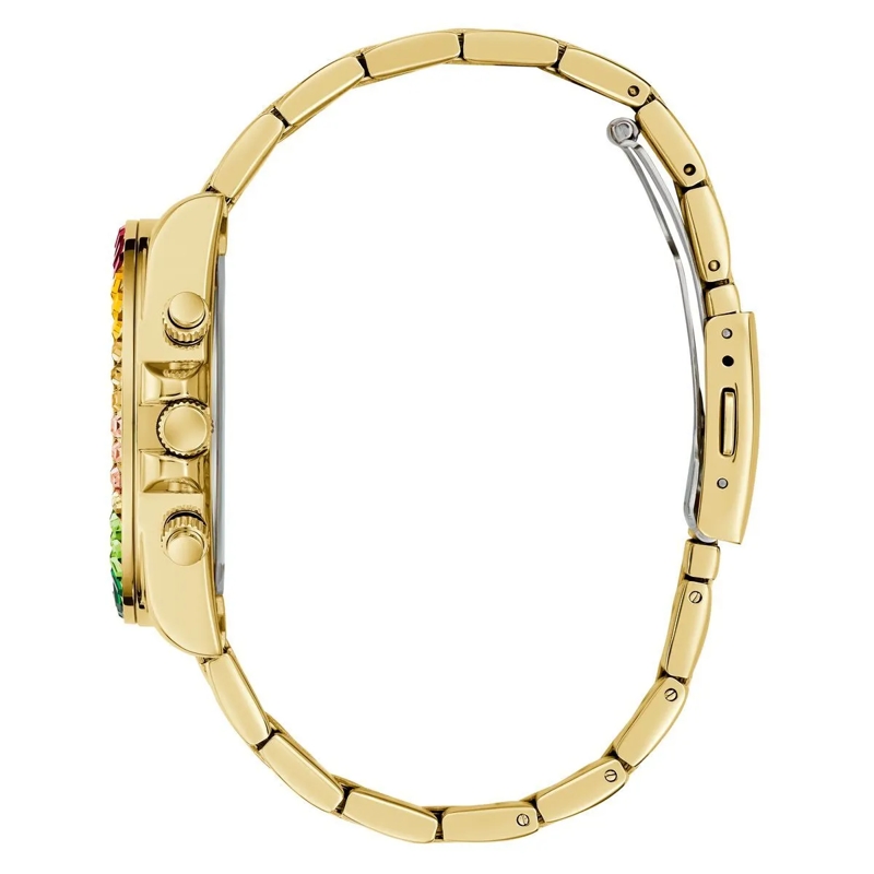 Guess Quarzuhr Quarz-Analoguhr Halo gold(Image 6)