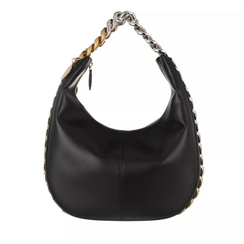 Stella McCartney Small Frayme Zipit Shoulder Bag Black Hobo Bag
