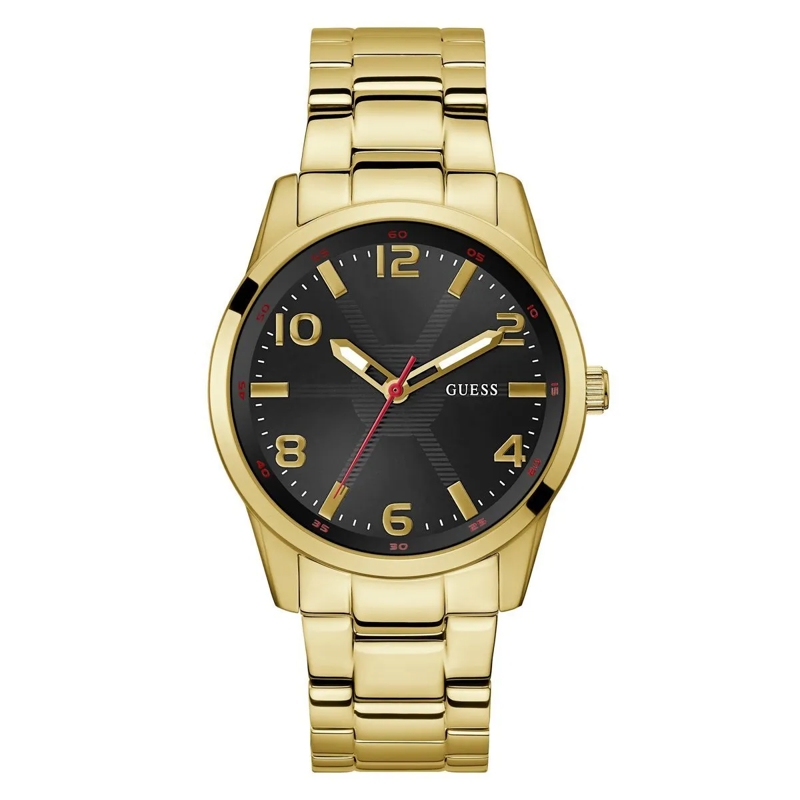 Guess Quarzuhr Quarz-Analoguhr Monte gold