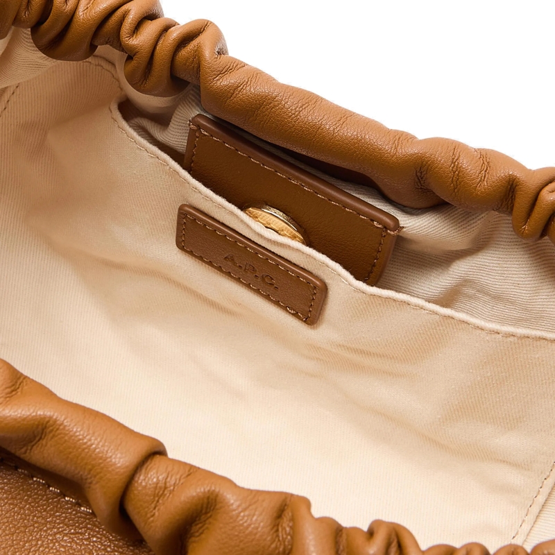 A.P.C. Schultertasche Sac Ninon Hoop Cab Camel(Image 5)