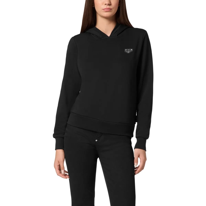 Philipp Plein Top Hoodie Iconic Plein schwarz(Image 3)