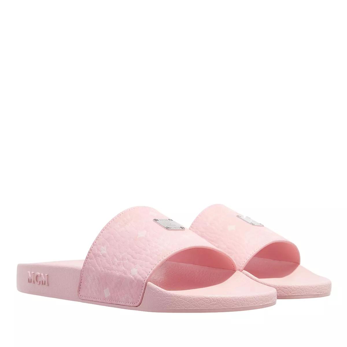 MCM W Mcm Col Visetos Slide Blossom Pink Slide