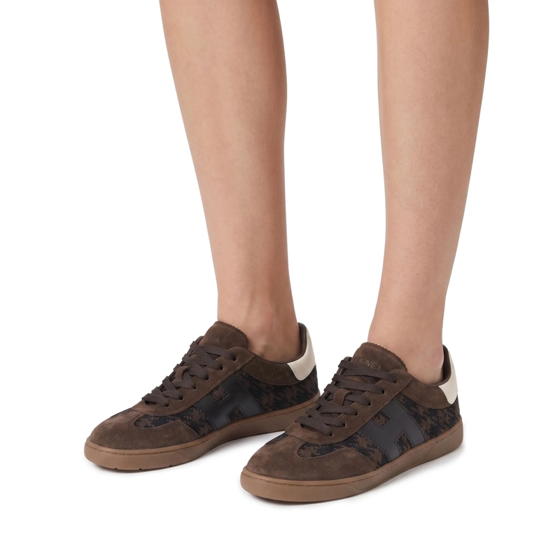 Hogan Schnürschuhe Sneaker H647 aus Veloursleder braun(Image 2)