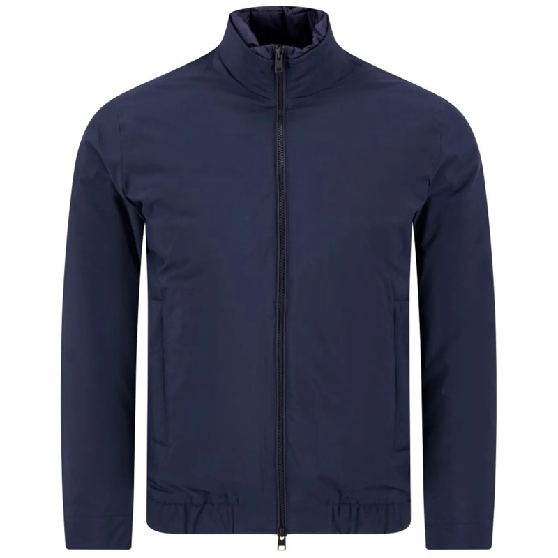 Woolrich Daunenjacke Men Cloud Lewis Bomber Melton Blue blau