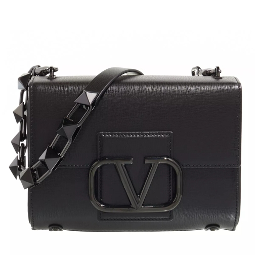 Valentino Garavani Stud Sign Shoulder Bag  Black Crossbody Bag