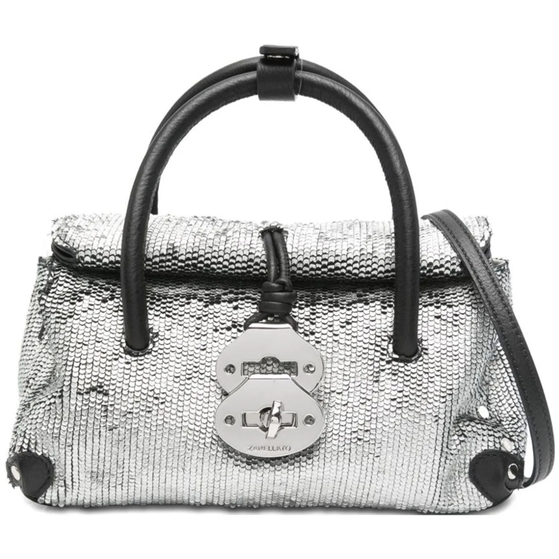 Zanellato Tote Bags Silver silber