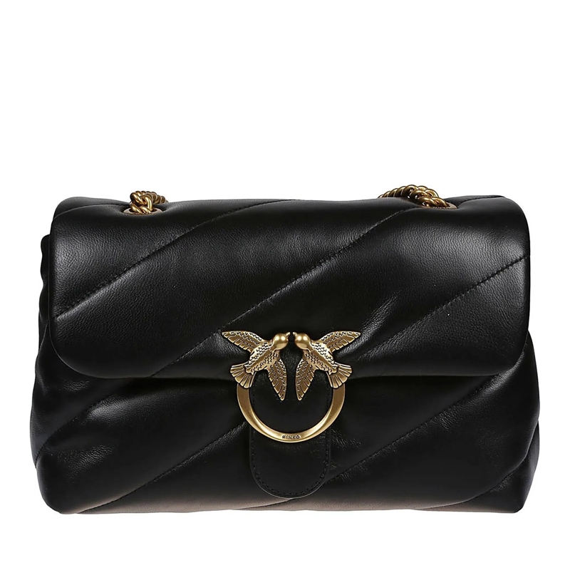 Pinko Fourre-tout Love Classic Puff Maxi Quilt Bag Black schwarz