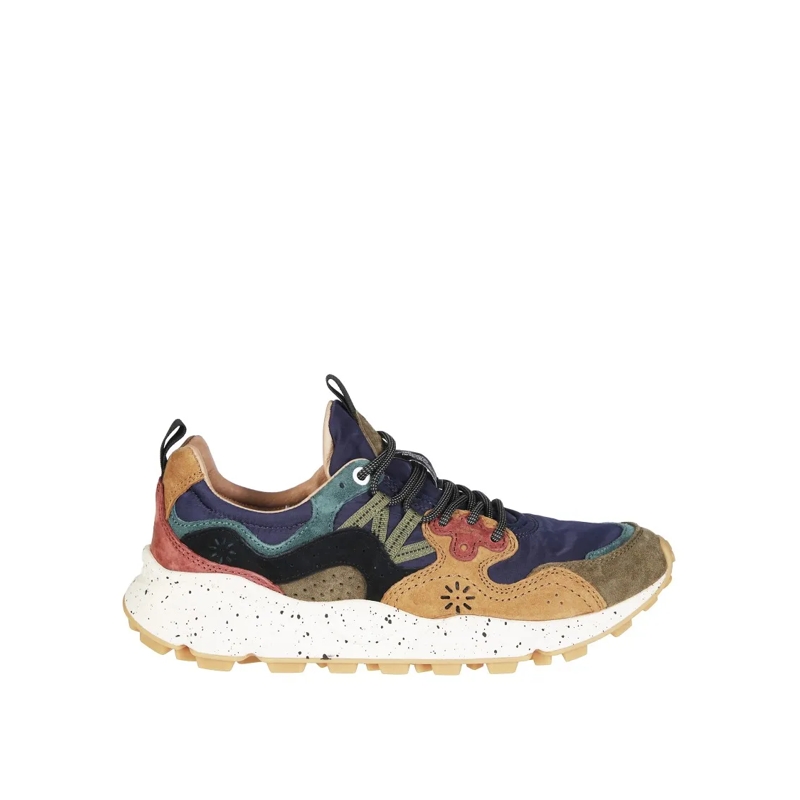 Flower Mountain Lage-top sneaker Multi-Material Earthy Tone Sneakers Multicolor