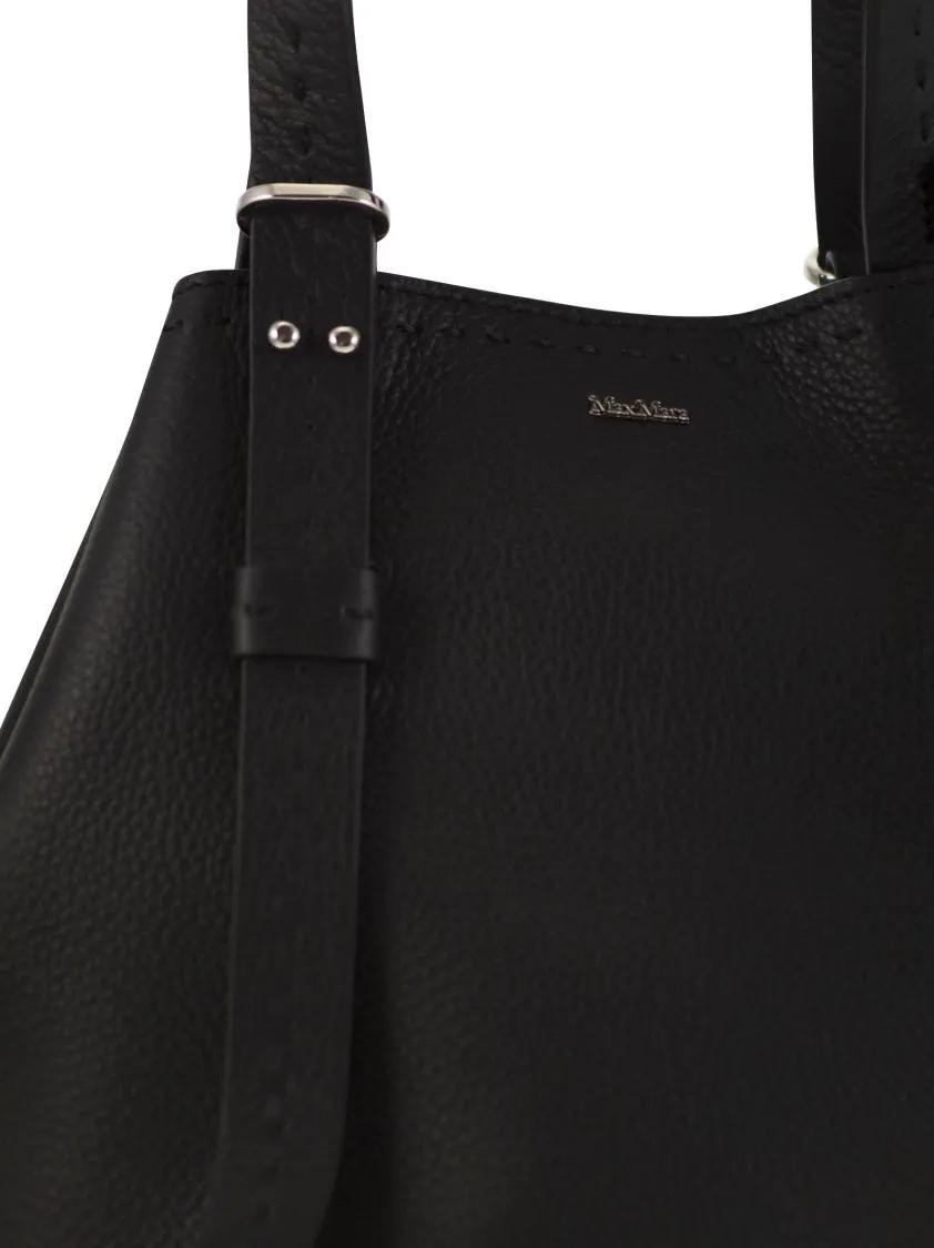 Thumbnail - Max Mara Hobo Bags - Archetipo7xsv2 - Archetipo Extra Small Leather Bag - Gr. unisize - in Schwarz - für Damen