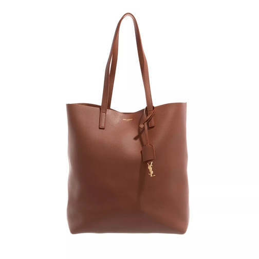 Saint Laurent North South Tote Leather Brick Shopping Bag