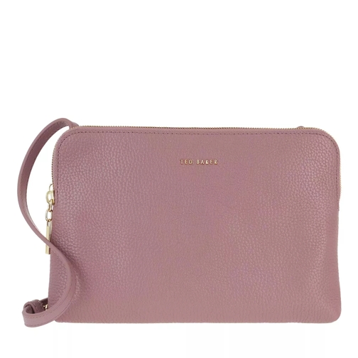 Ted Baker Ciarraa Soft Leather Double Crossbody Pink Crossbody Bag