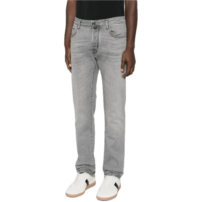 Manuel Ritz Jeans mit geradem Bein jeans grijs grau