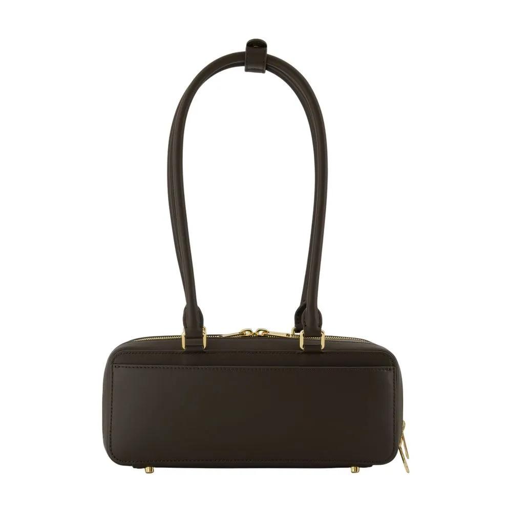 Self-portrait Hobo bags Baguette With Charm Shoulder Bag Leather Brown in bruin