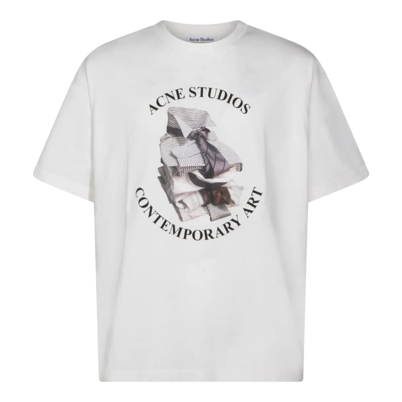 Acne Studios T-shirt Neutrals Collection Of Timeless T-Shirts Neutrals