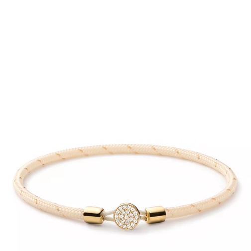 Miansai Nexus Rope Bracelet Vermeil White Sapphire Polished S Natural/Gold Bracelet