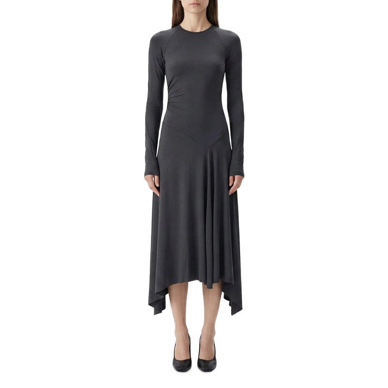 Victoria Beckham Maxikleid Elastisches Midikleid schwarz(Image 2)