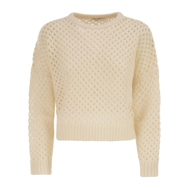 Max Mara Pullover Essen - Cashmere And Silk Knitwear Neutrals