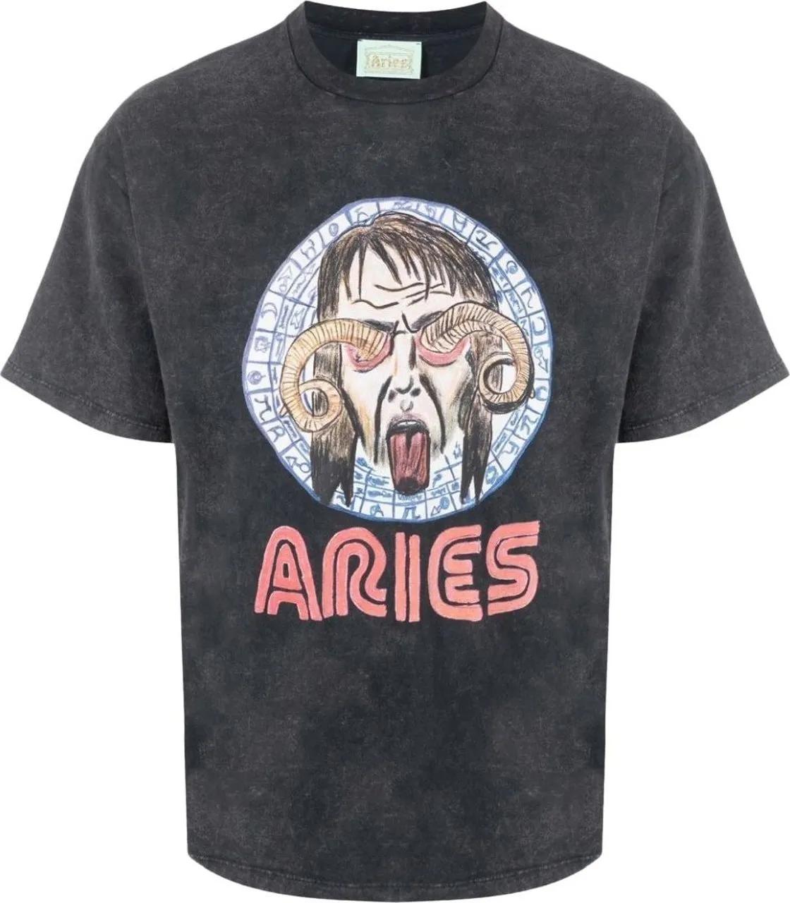 Thumbnail - Aries - Astrology For Aliens Logo T-shirt - Größe M - schwarz