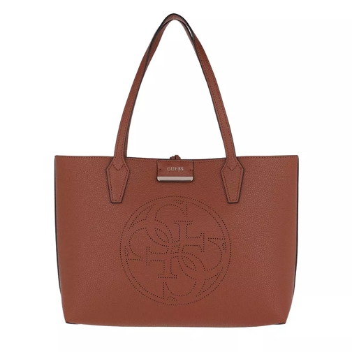 Guess Bobbi Inside Out Tote Cognac/Spice Shopping Bag