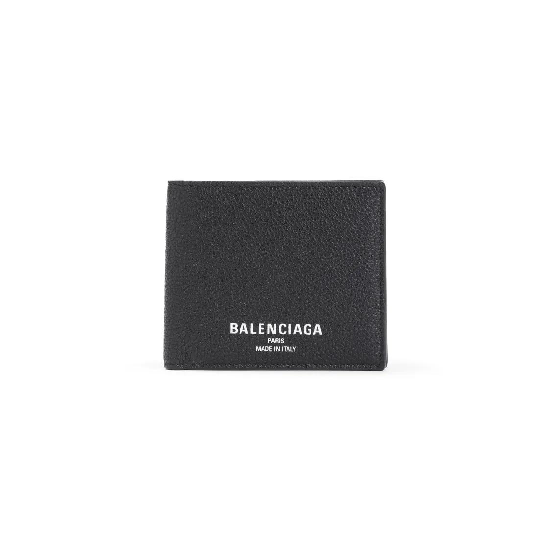 Balenciaga Portemonnaies - Credit Folded Black Calf Leather Wallet - Gr. unisize - in Schwarz - für Damen