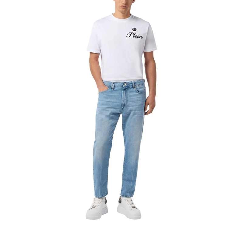 Philipp Plein Cropped-Jeans Detroit Fit Jeans jeansblau(Image 2)