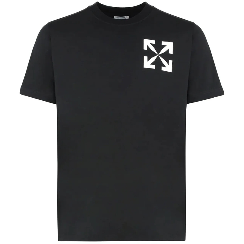Off-White Legeres Oberteil Off-White Logo T-shirt schwarz