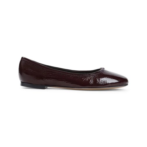 Chloé Ballerina Plum Purple Marcie Ballerina Flats Black