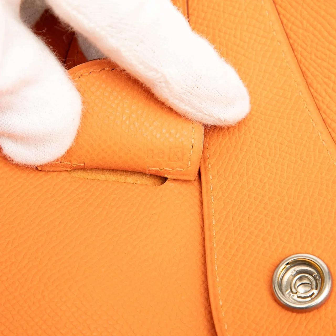 Thumbnail - Hermès Hobo Bags - Epsom Evelyne II TGM - Gr. unisize - in Orange - für Damen