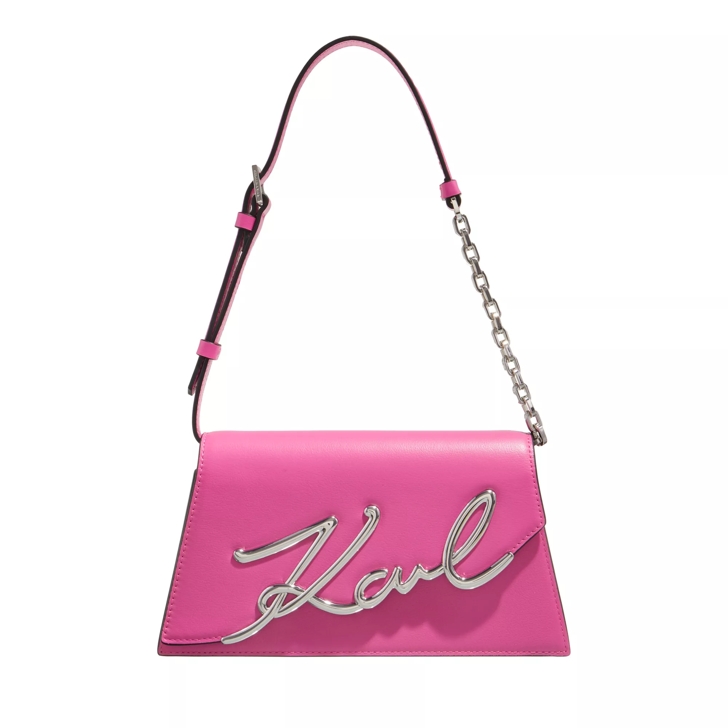 Karl Lagerfeld K Signature 2.0 Shoulderbag Lotus Pink Shoulder Bag