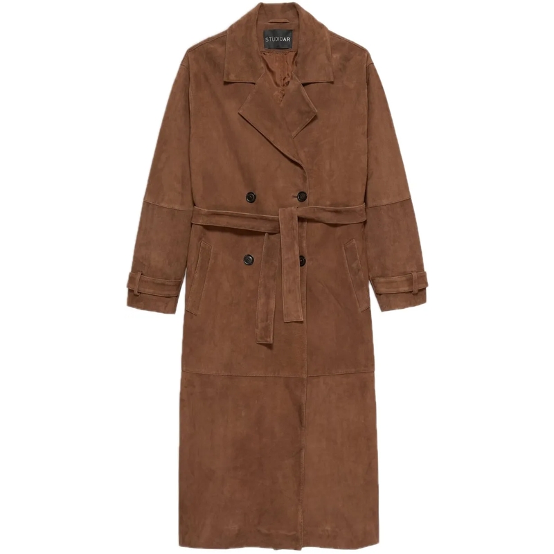 STUDIO AR Trenchcoat Lily mocha braun