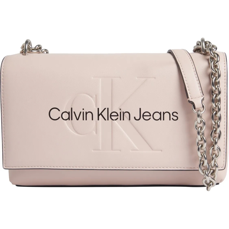 Calvin Klein Schultertasche Convertible Eco-Leather Shoulder Bag With Magnetic Pink