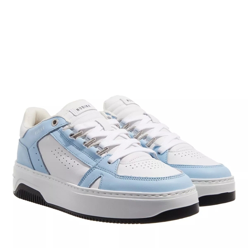 Nubikk Basket Buxton White Leather Blue Low-Top Sneaker